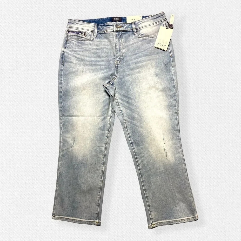 NYDJ Relaxed Piper Crop Size 12  